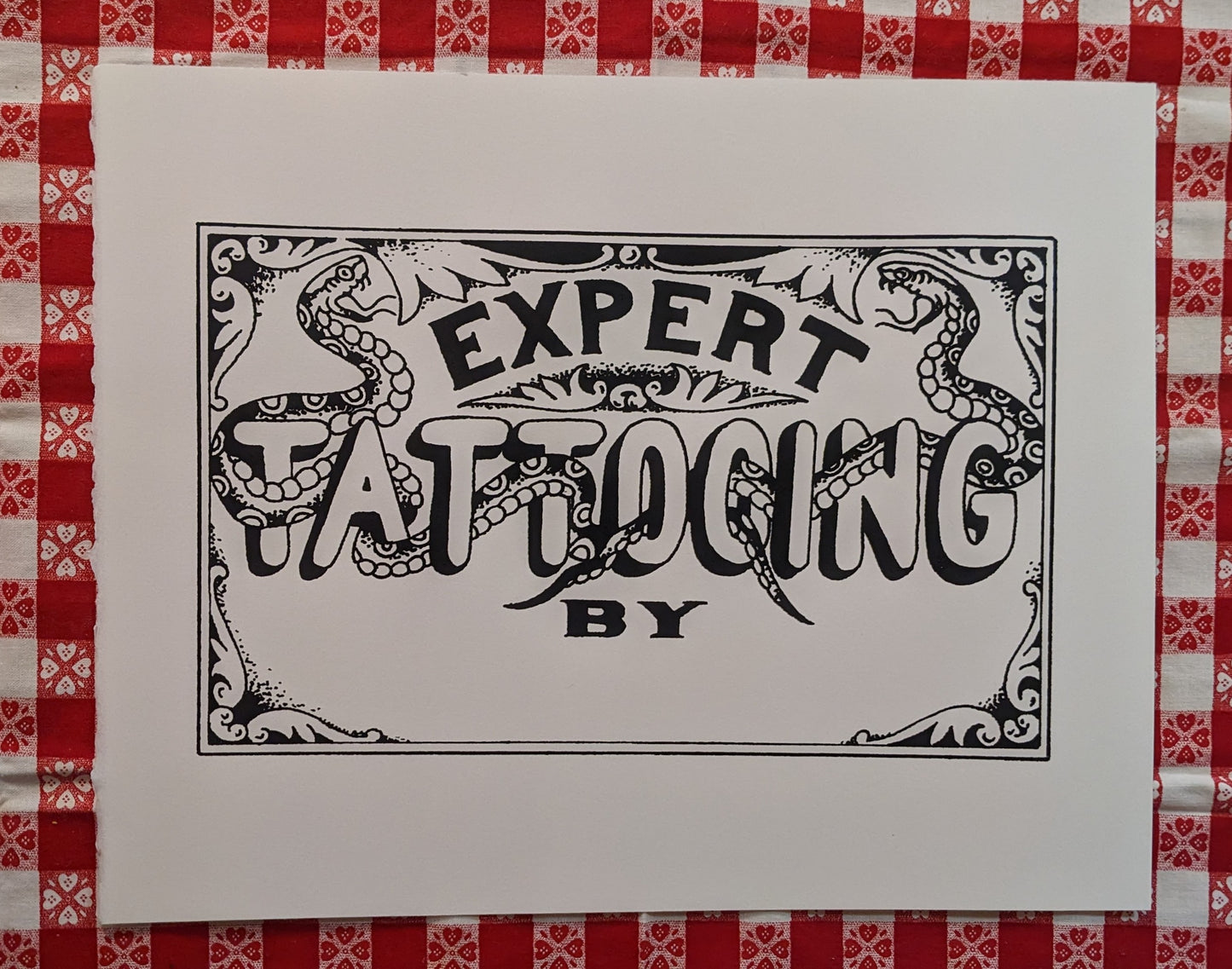 Expert Tattooing Sign