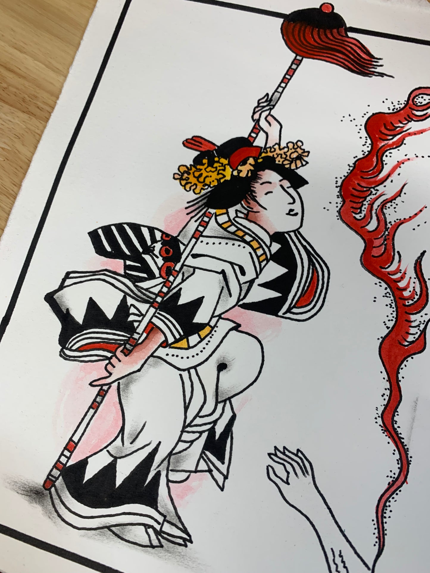Timmytatts Original hand painted tattoo flash sheet