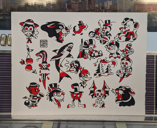 Print and Paint Flash Sheet