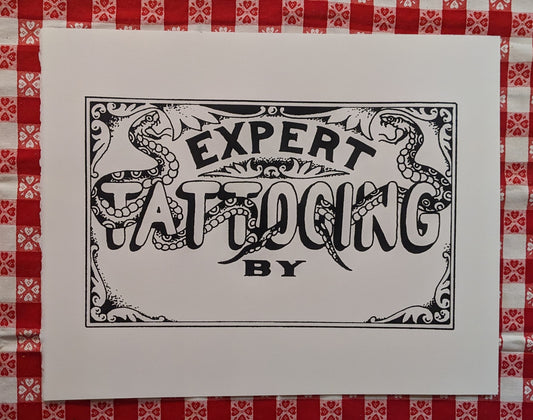 Expert Tattooing Sign